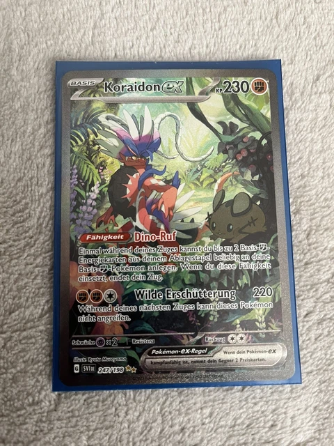 Koraidon Ex Karmesin Purpur 247 Selten Besondere Illustration