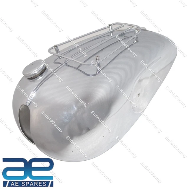 PETROL FUEL TANK With Grill Chrome Plated For Triumph 6t Thunderbird