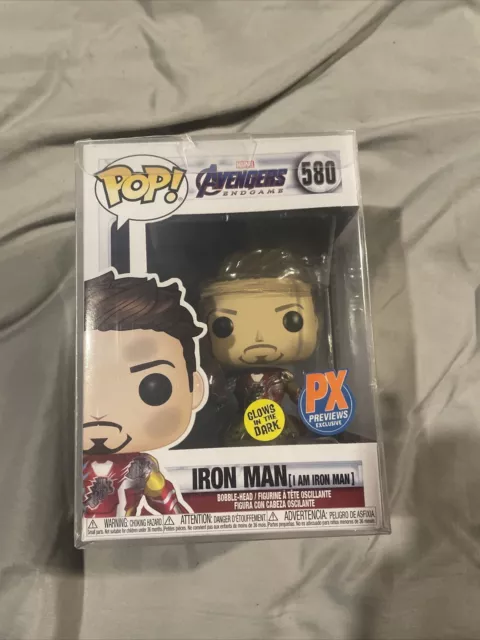 Funko Pop Iron Man 580 Marvel Avengers Endgame Previews Exclusive Vinyl Figure