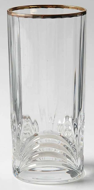 Royal Crystal Rock Aurea Gold Highball Glass 549017