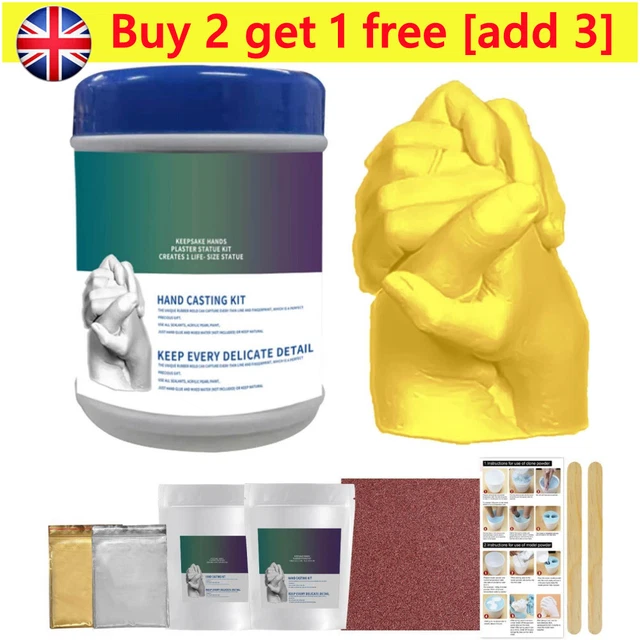 2023❤️ Kit de fundición a mano 3D para bebés adultos | Idea de regalo de aniversario de moldeo