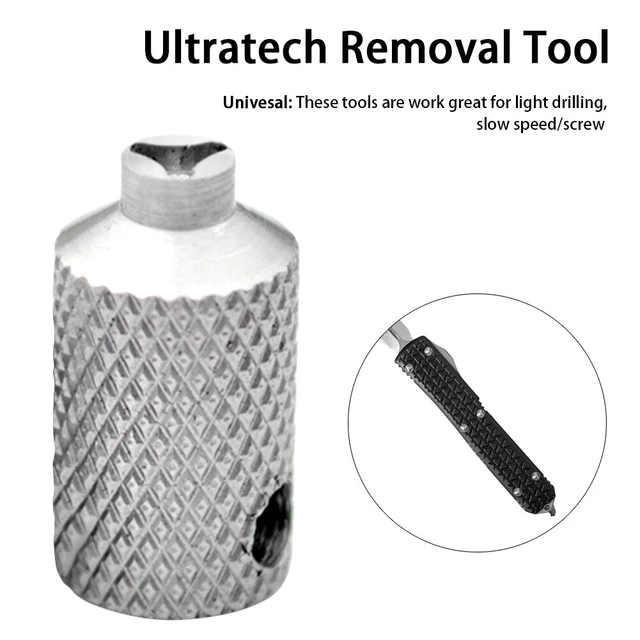 Manual DIY Ultratech Removal Tool for Microtech Screw Making Cutter Material