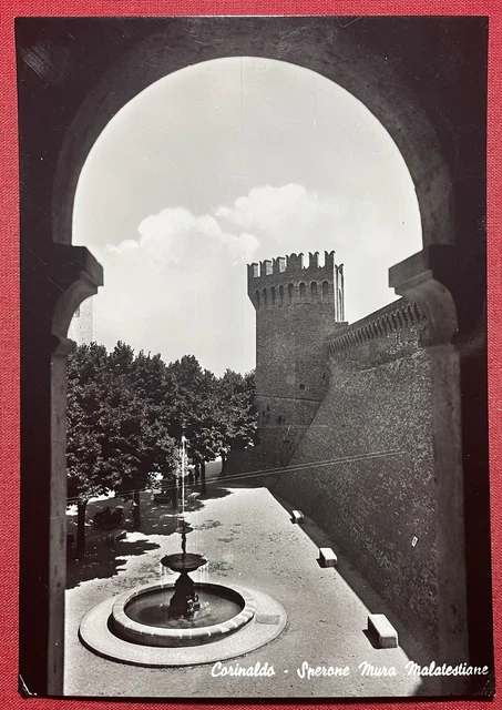 Cartolina - Corinaldo ( Ancona ) - Sperone Mura Malatestiane - 1960