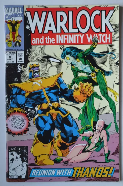 Warlock & The Infinity Watch Vol.1 # 8 September 1992 VF/NM Marvel Comics
