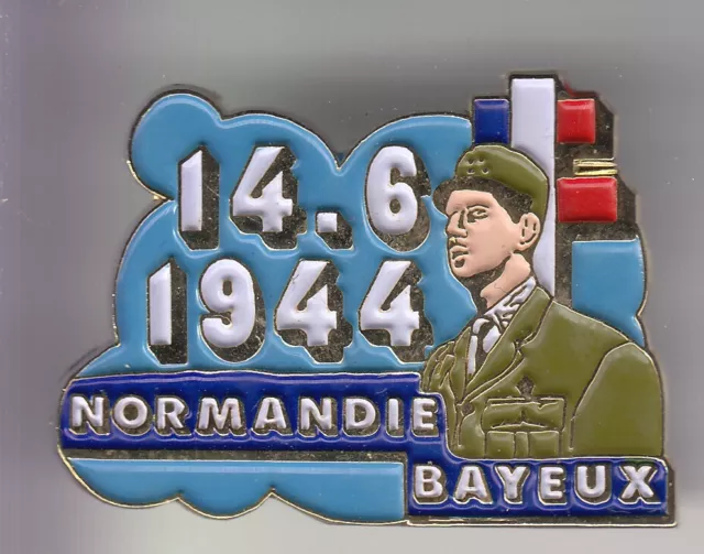 Rare Pin Pins Pin's .. Vintage 94 D-Day Debarquement 1944 General De Gaulle ~Us