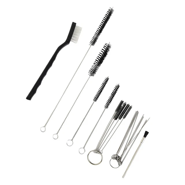 Kit Nettoyage Aérographe 21 Pièces - Brosses, Aiguilles Pour Buses, Tuyaux - Nettoyeur Pistolet à Peinture - 7