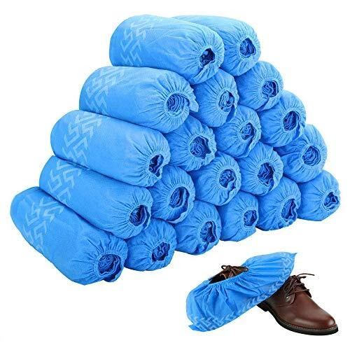 Disposable Boot & Shoe Covers 200 Pack 100 Pairs | Non-Slip Durable Indoor | ...