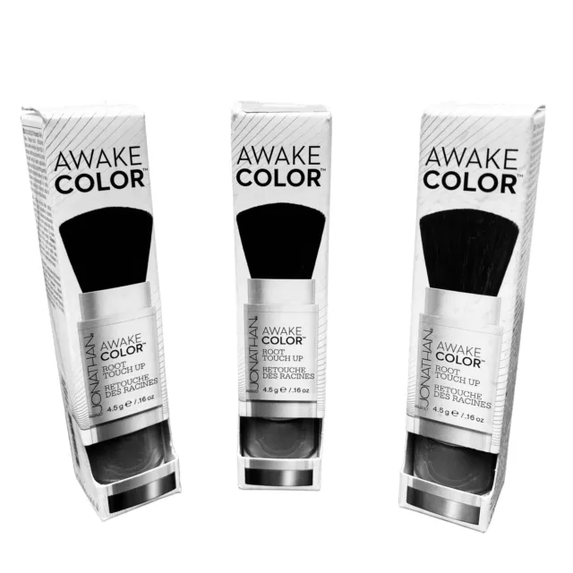 Jonathan Awake Color Hair Root Touch Up Brunette RTB102 .16 oz New Lot of 3