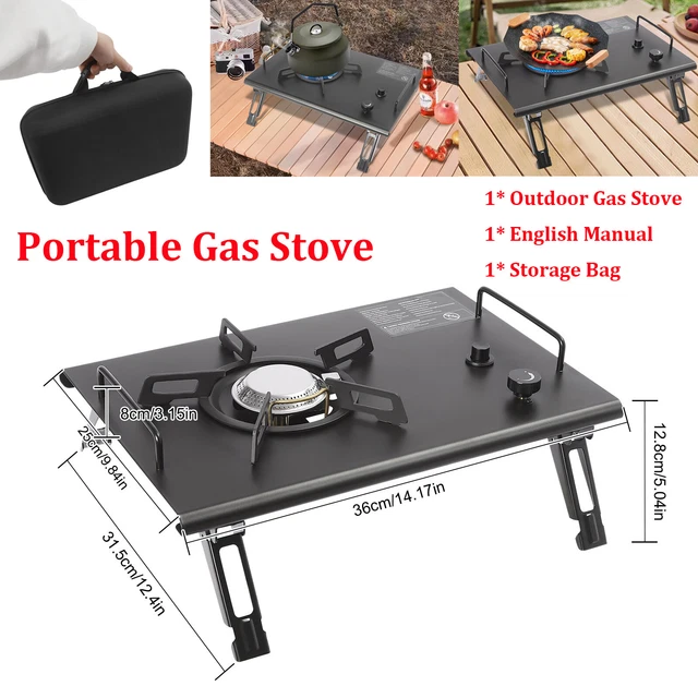 Réchaud De Camping Portatif à Bois Avec Cheminée - Chaufferette De Tente Et Barbecue Pour Le Camping La Peche La Cuisson Et Le Chauffage Rechaud Compact A Bois Grand Format
