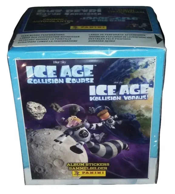 Ice Age Collision Course Box 50 Packets Stickers Panini