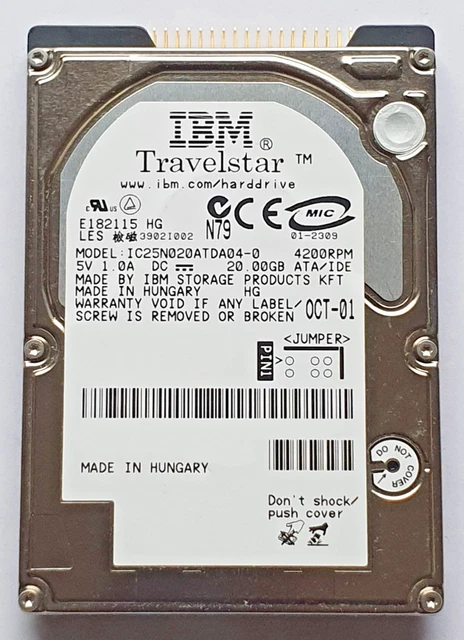Disque Dur IDE 3.5 Maxtor 10.8GB 5400RPM ATA-33