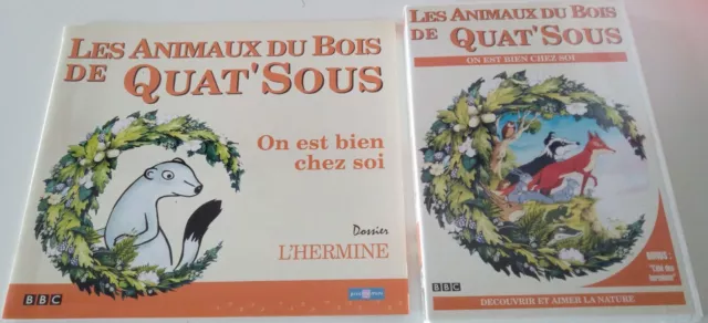 Les Animaux Du Bois De Quat'sous / On Est Bien Chez Soi / Livre + Dvd