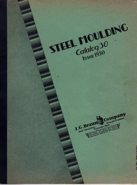 Braun Architectural Steel Moulding Catalog 1930