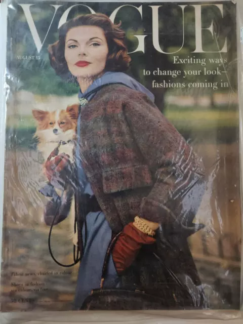 Vintage Vogue Magazine August 15, 1956