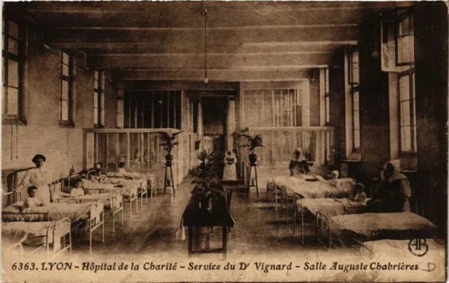 CPA AK LYON - Hopital de la Charite - Service du Dr Vignard (470556)