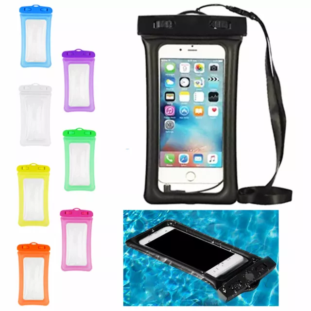 1 Nage Surf Imperméable Sac Étanche Flottant Pochette Étui Housse IPHONE