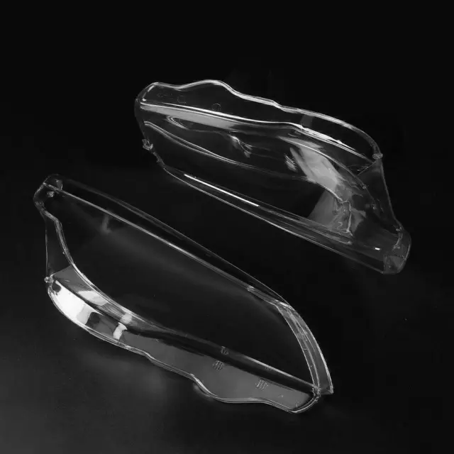 For BMW 5 Series E60 E61 2004-2007 Car Headlight Lens Cover Pair Left+Right Side 3