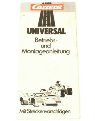 Carrera Carrera Universale Manuale Tedesco Vintage Manuale J365 