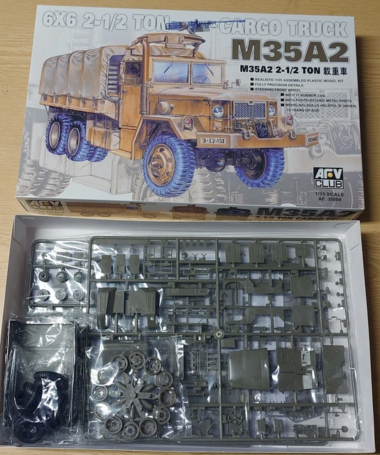Maqueta A Escala M35 A2 2 1/2T Cargo Truck - AFV Club Af35004, Modelo