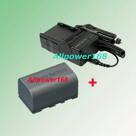 Battery + Charger for JVC BN-VF815U BN-VF815 BNVF815U GZ-HD3 GZ-HD3U GZ-HD3US