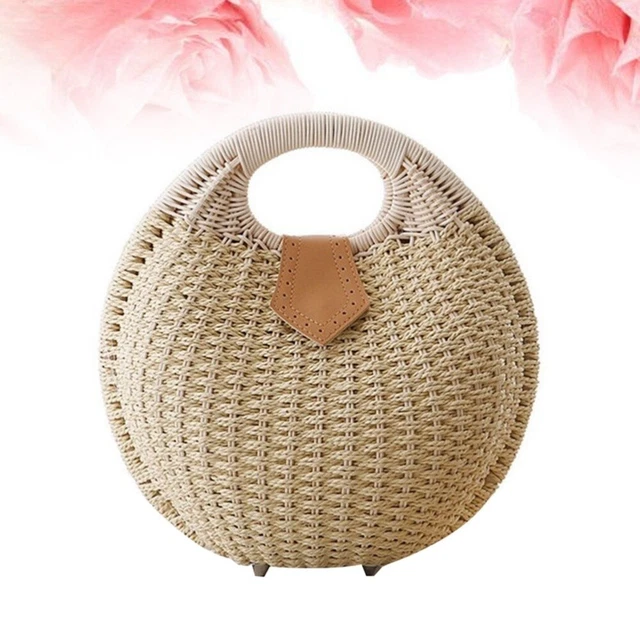 Straw Bag Hobo Summer Handwoven Green Wallets Women Messenger