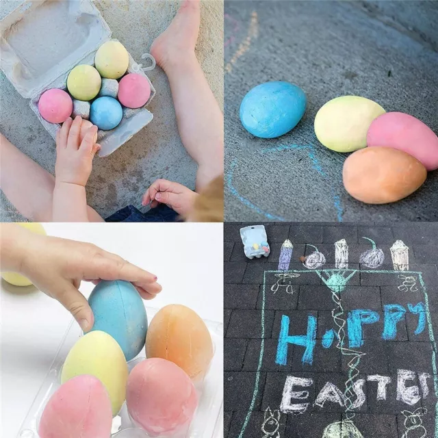 Dustless Chalk Children Kids Pavements Sticks Assorted Colours Art Floor Chalks