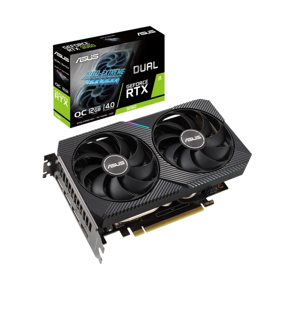 ASUS GEFORCE DUAL RTX 3060 12GB V2 OC Edition Gaming Grafikkarte EUR ...