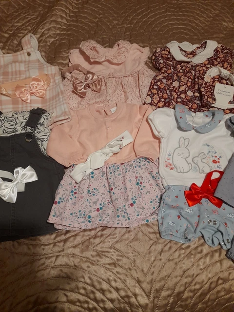Baby Girl Clothes Bundle 0-3months