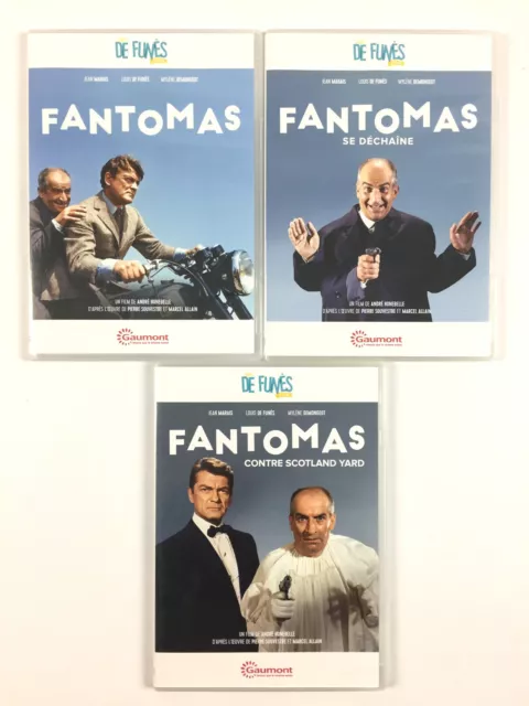 Fantomas La Trilogie L'intégrale / Coffret Lot 3 DVD (Film 1 à 3)