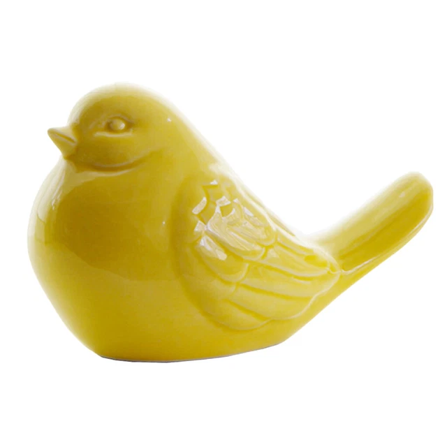 Artisanat en forme d'oiseau en céramique ornements Statues en porcelaine