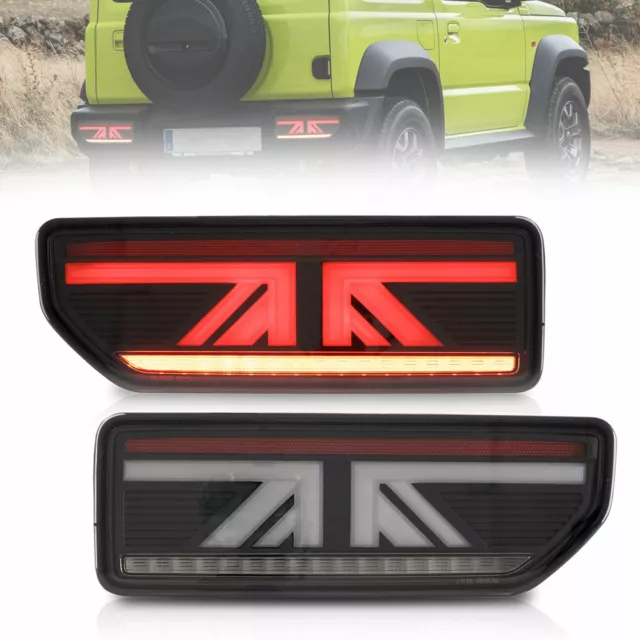 VLAND LED Feux Arrière Fumés Pour Suzuki Jimny 2018-2020 Clignotants Séquentiels