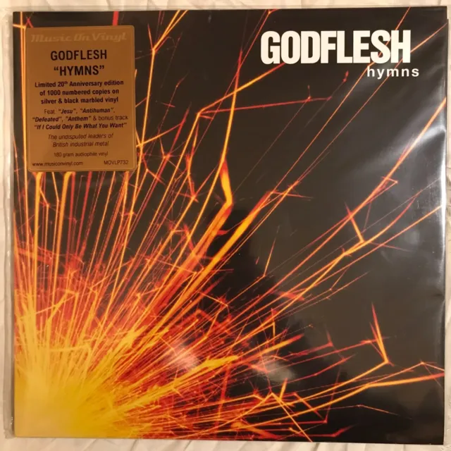 GODFLESH - Hymns - Double LP - Silver & Black Marbled Vinyl - sealed