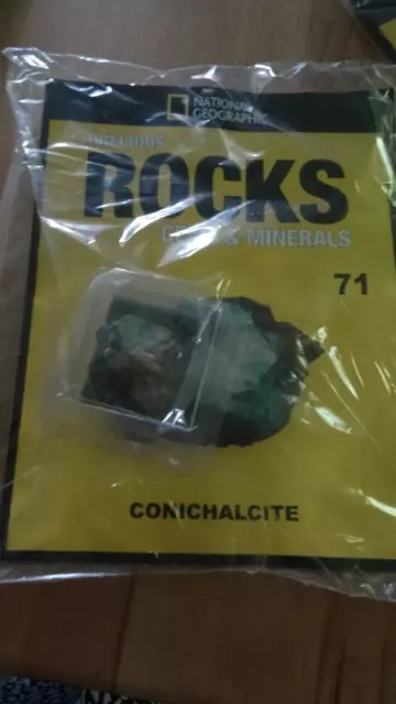 National Geographic, Precious Rocks Gems and Minerals, Issue 71 Conichalcite