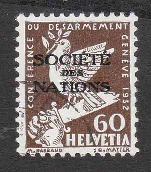 Schweiz - Societe des Nations, Mi. 40, gestempelt