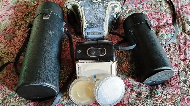 Yashica Electro 35 GSN 35mm Rangefinder Film Camera With Additional LENSES.