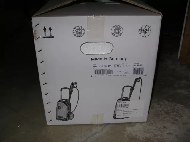 Karcher pressure washer HD 3.0/20 C Ea  220 volts, 20 amps