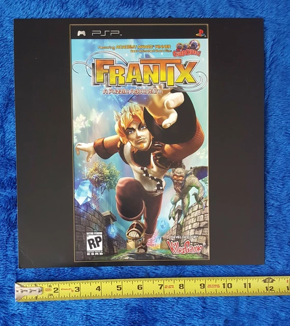 FRANTIX Video Game Store Display Sign 2005 PlayStation PSP 12x12 Promo Flat