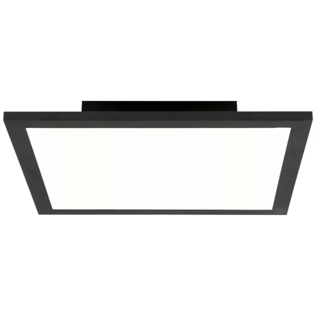 Brilliant Buffi LED warmweiß Decken Aufbau Panel Leuchte Lampe 30cm sand schwarz