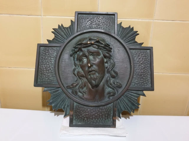 Statue de croix de jésus pour bureau, décoration de chapelle de maison