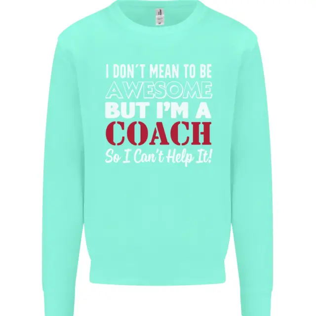 Felpa maglione I Dont Mean to but Im a Coach Rugby Footy 6