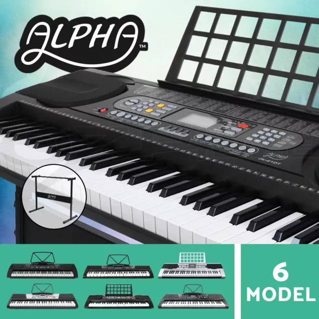 Alpha 61 Keys Electronic Piano Keyboard Digital Electric Keyboards 6 Models