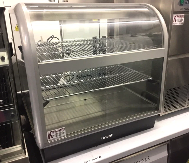 LINCAT AMBIENT COUNTER Top Display Showcase Rear Sliding Doors Curved ...