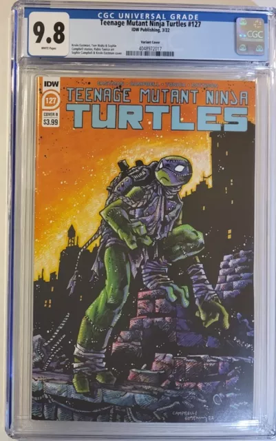 Teenage Mutant Ninja Turtles 127 Cgc 9.8 Kevin Eastman Variant 1St App Venus