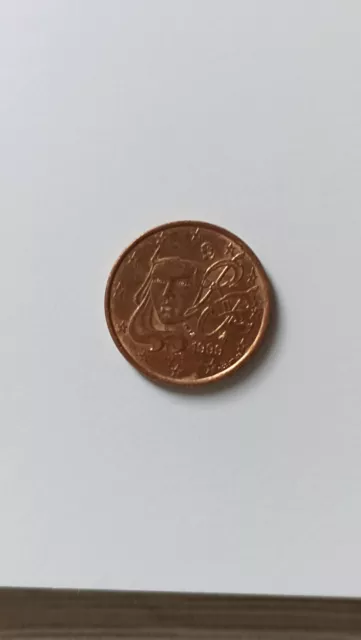 Pièce de 1 Centime Euros Année 1999