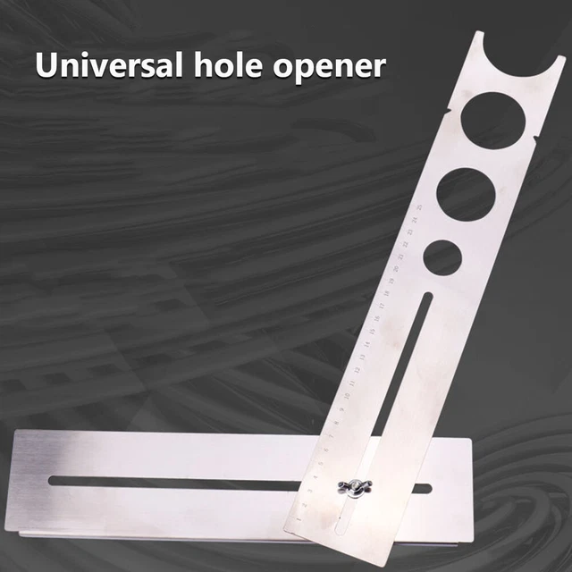 Righello Angolo Regolabile Goniometro In Acciaio Carbonio Fdit - Righello Angolare 100x150mm Goniometro 360 Gradi - Foto 6