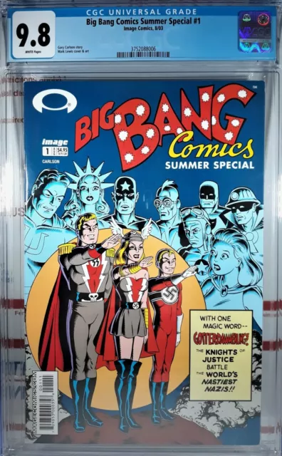 💥 CGC 9.8 BIG BANG COMICS SUMMER SPECIAL #1 IMAGE 2003 Savage Dragon SHAZAM