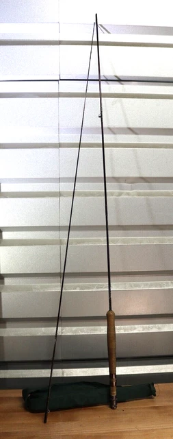 VINTAGE FENWICK FLY FISHING ROD POLE HMG GRAPHITE GFF755 7.5 FT w/ Travel Tube