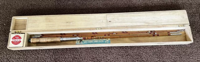 Vintage Arai Split Bamboo Fly Rod in Case Occupied Japan