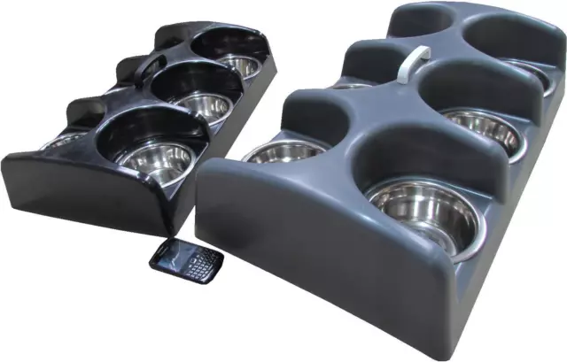 Puppy feeder dog whelping box weaning dish individual 6 bowl separated feeding