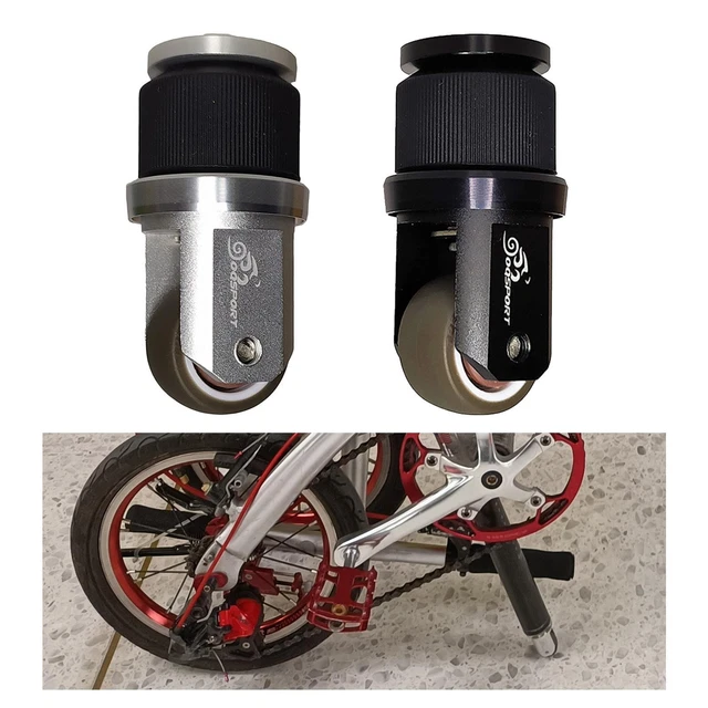 Roue D'apprentissage Pliable Pour Vélo - Fixation Sur Tige De Selle, Alliage 3.5cm